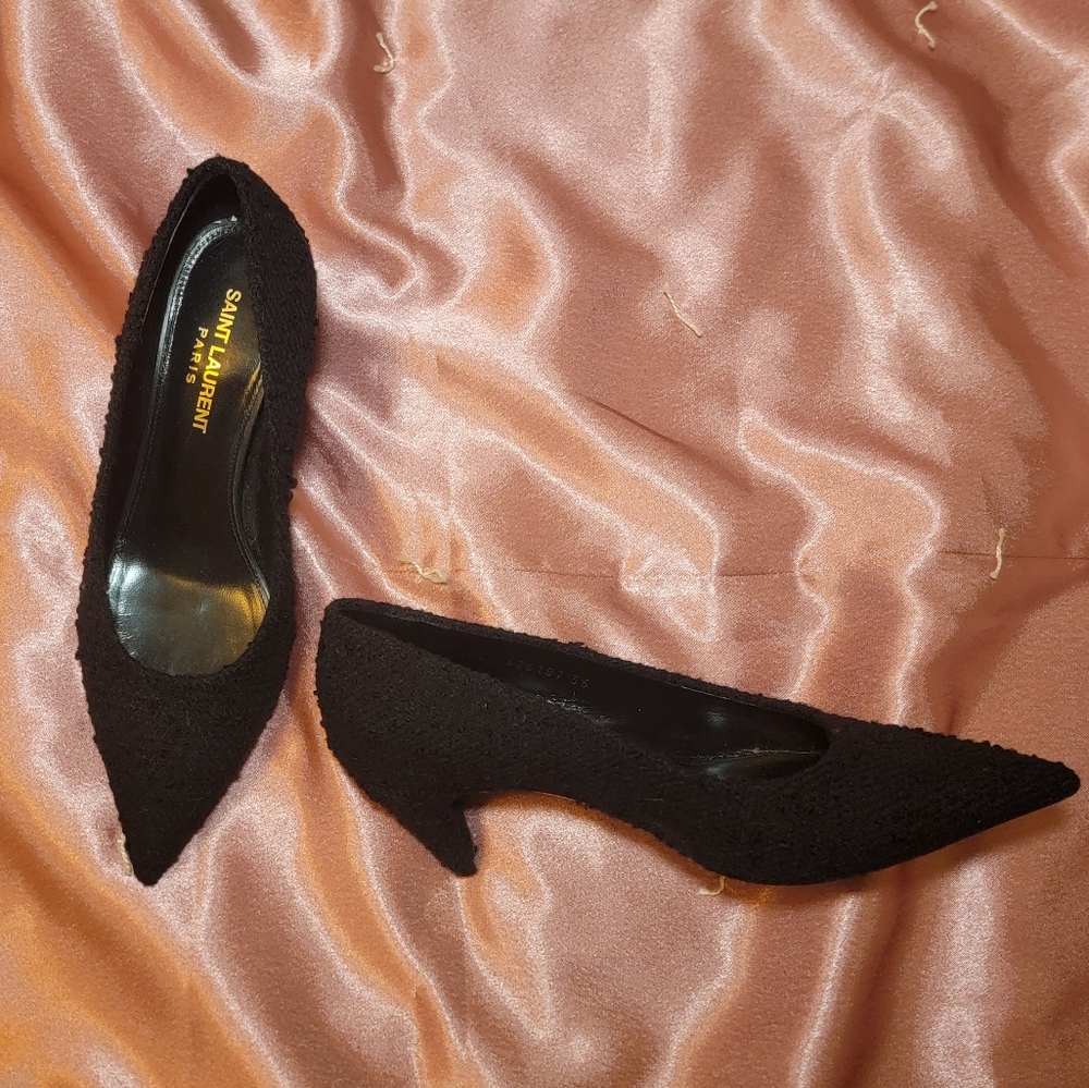 Saint LaurentVivi 55 Tweed Pump
